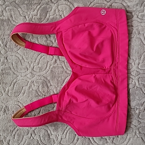 Lululemon ta ta tamer pink sports bra 34DD - Picture 2 of 12